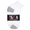 KNOCKER ANKLE SOCKS(GRAY HEEL&TOE)